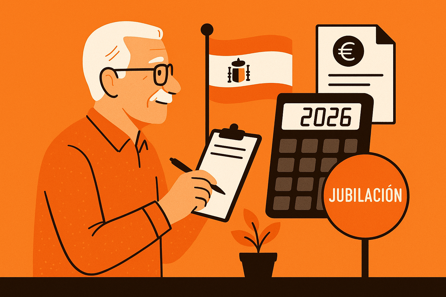 Cómo se calcula la jubilación de un autónomo en 2026: guía completa paso a paso