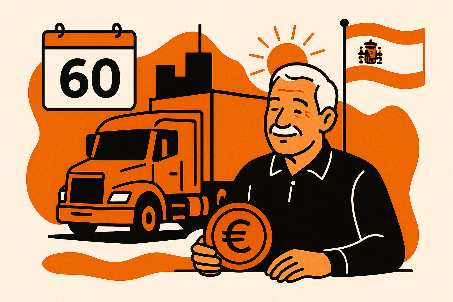 Jubilación de camioneros a los 60 años: todo lo que necesitas saber en 2026